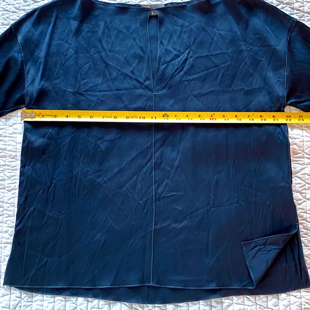 Vince satin silk top